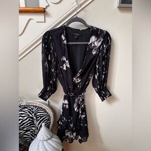 All Saints Wrap around dress. Flowy and sexy size us 2